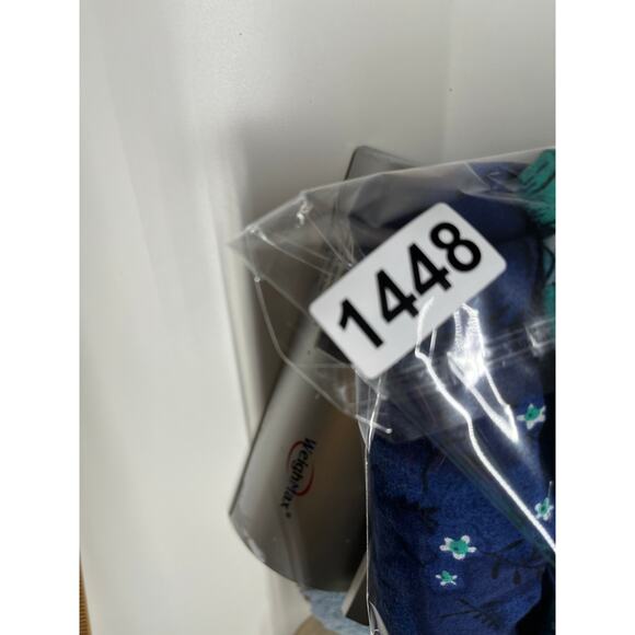 Daffodil Midi Dress 2XL Floral Pockets Blue Babydoll Retro Western Prairie XXL - Picture 12 of 13